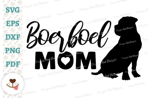 Boerboel Dog Mom Graphics for Crafts & Branding