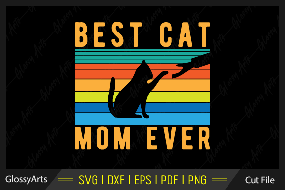 Cat Mom SVG for Crafts & Graphics