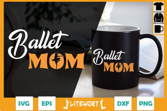 Fitted Dance Mom Ballet SVG: Graphics for Crafts