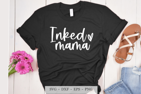 Inked Mama SVG: Retro Graphics for Crafts