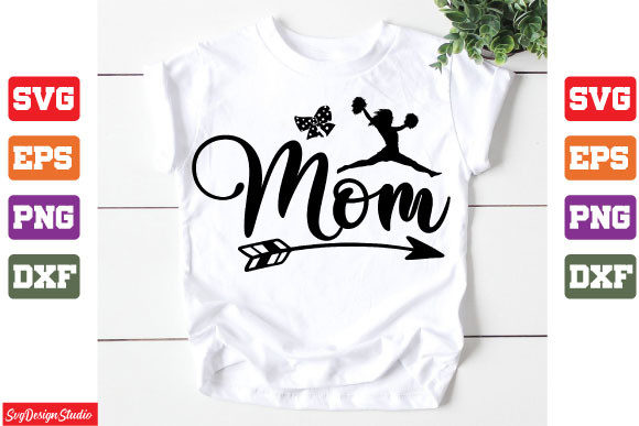 Mom Cheer SVG: Graphics for Crafts