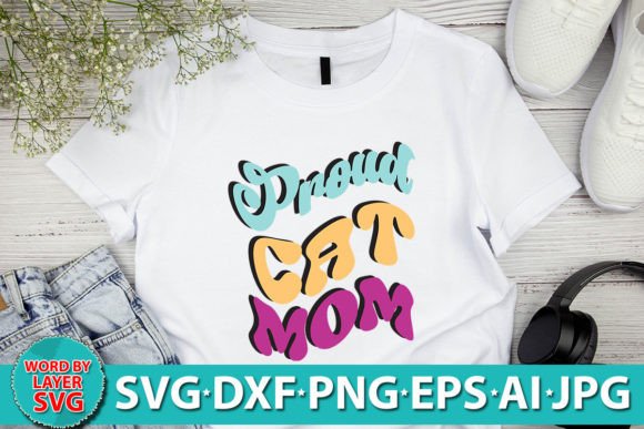 Reviewing Proud Cat Mom RETRO SVG for Embroidery