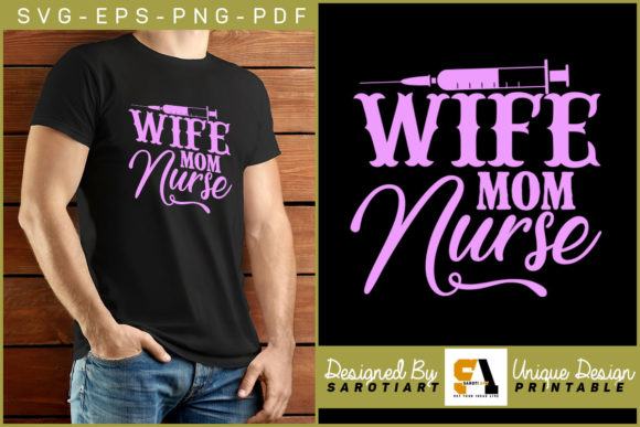 Reviewing the Wife Mom Nurse SVG for Embroidery