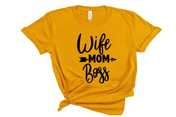 Wife MOM Boss SVG: Graphics for Crafts